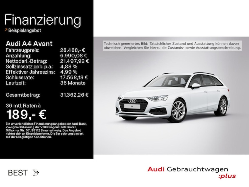 Audi A4 2023 Benzine