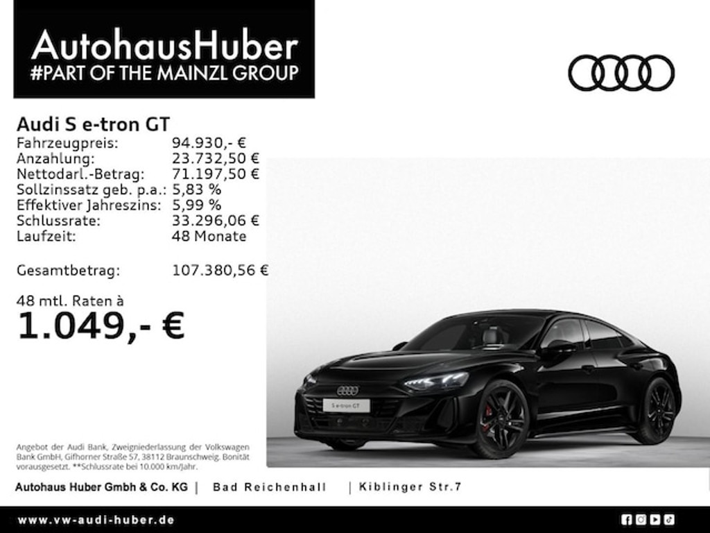 Audi e-tron GT 2025 Elektrisch