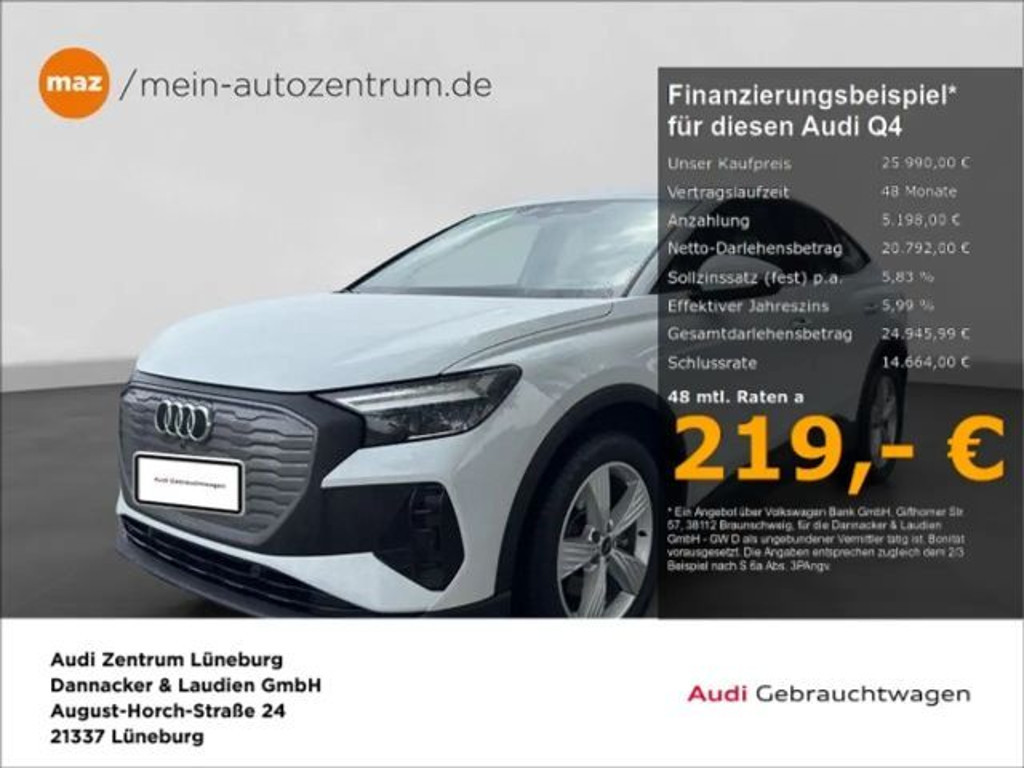 Audi Q4 e-tron 2022 Elektrisch