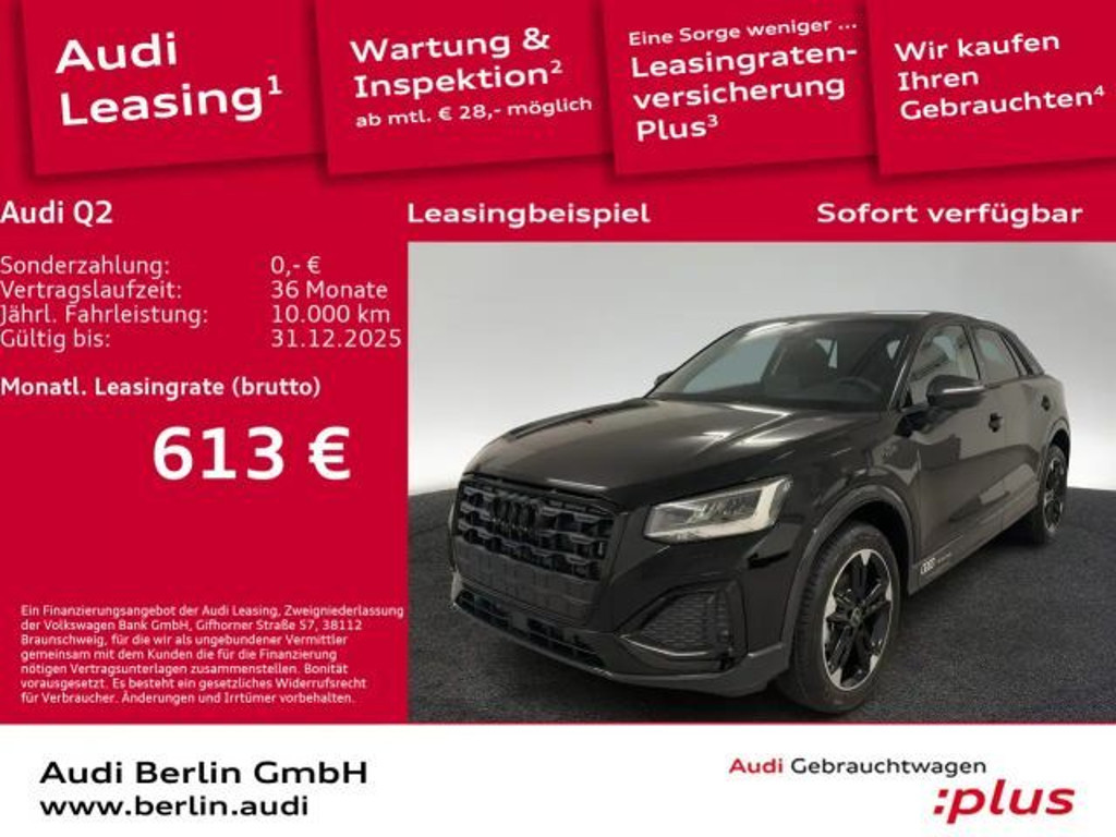 Audi Q2 2025 Benzine