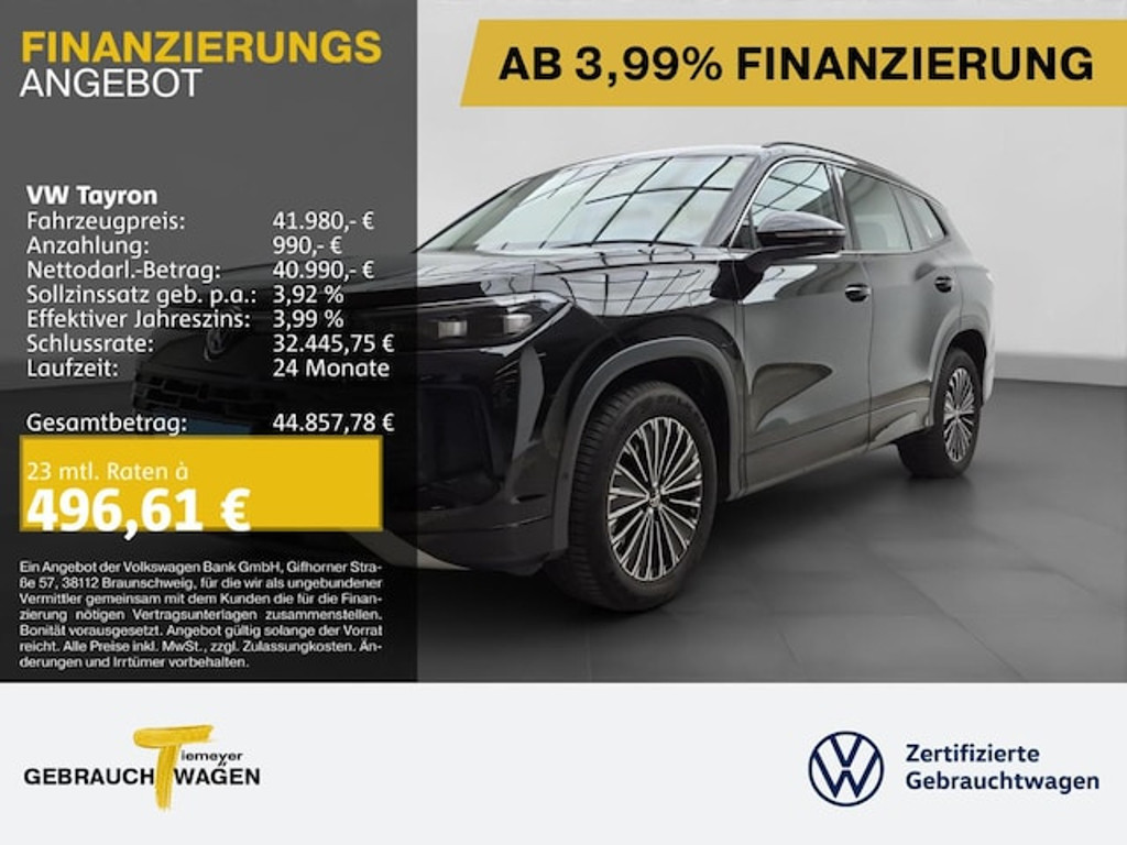 Volkswagen Tayron 2025 Hybride Benzine