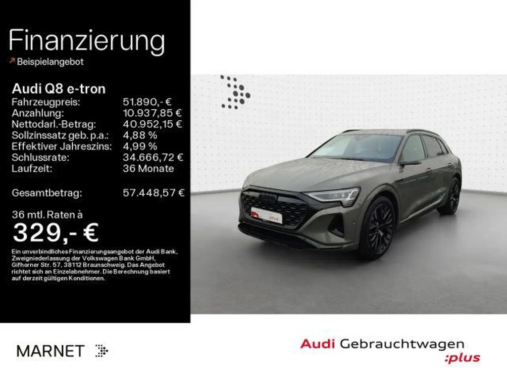 Audi Q8 e-tron 2023 Elektrisch