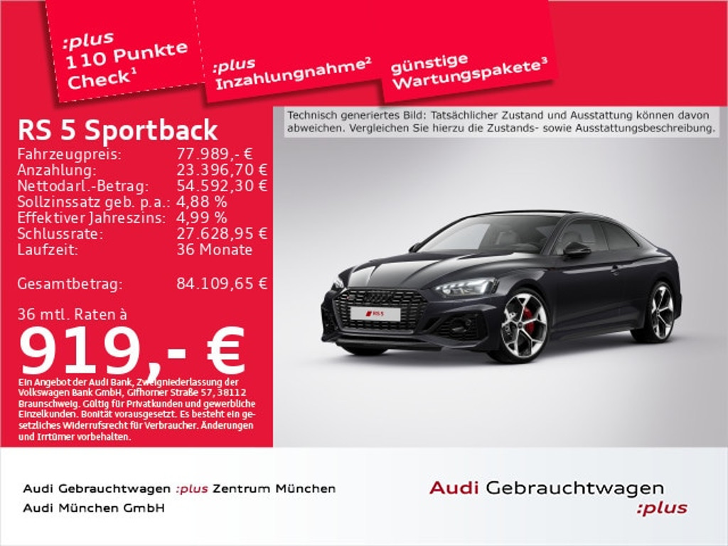 Audi RS5 2024 Benzine