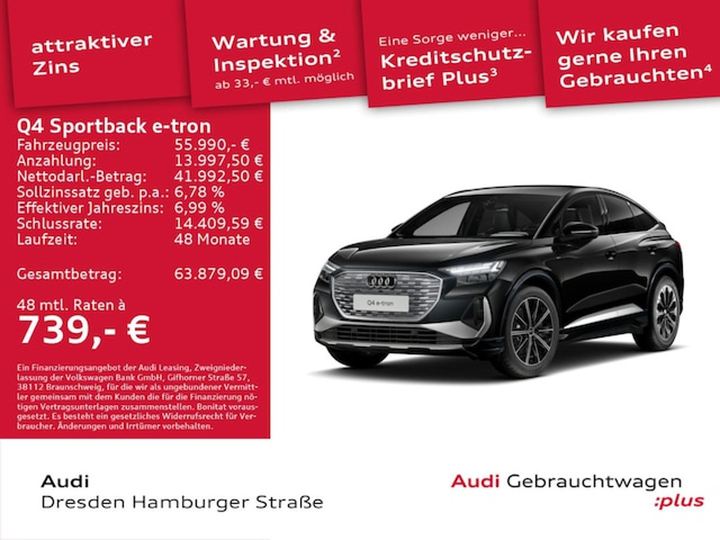 Audi Q4 e-tron 2025 Elektrisch