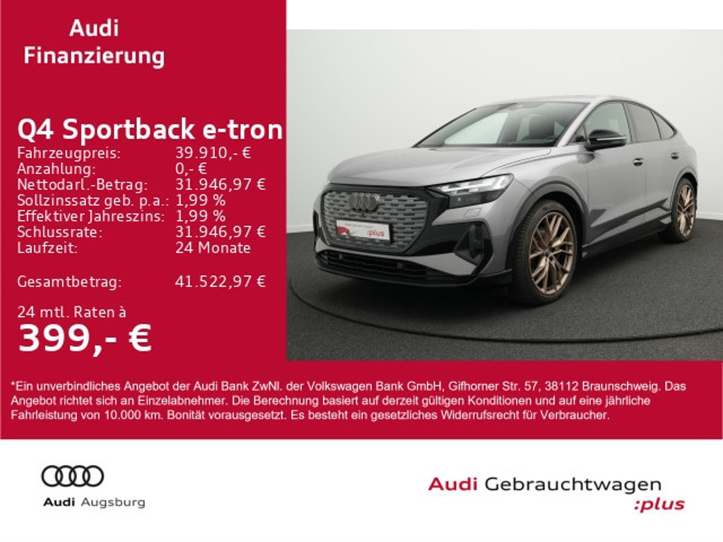 Audi Q4 e-tron 2022 Elektrisch