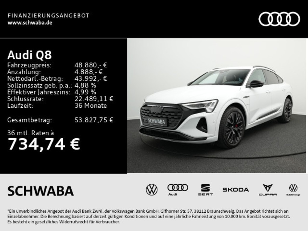 Audi Q8 e-tron 2023 Elektrisch