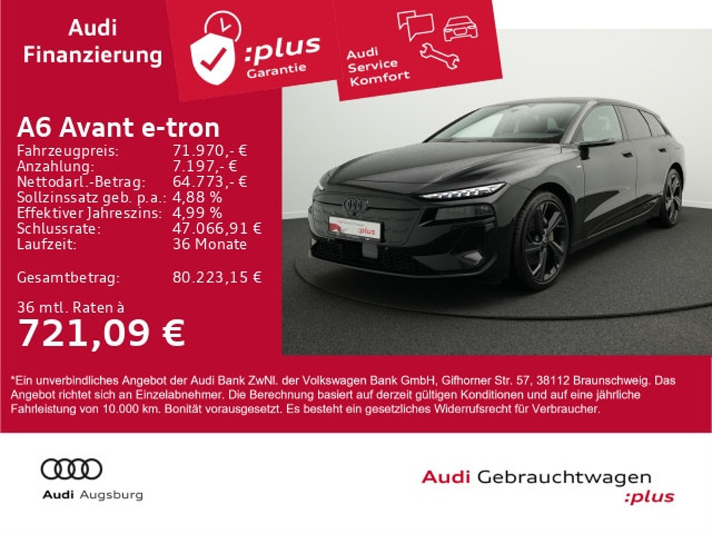 Audi A6 e-tron 2024 Elektrisch