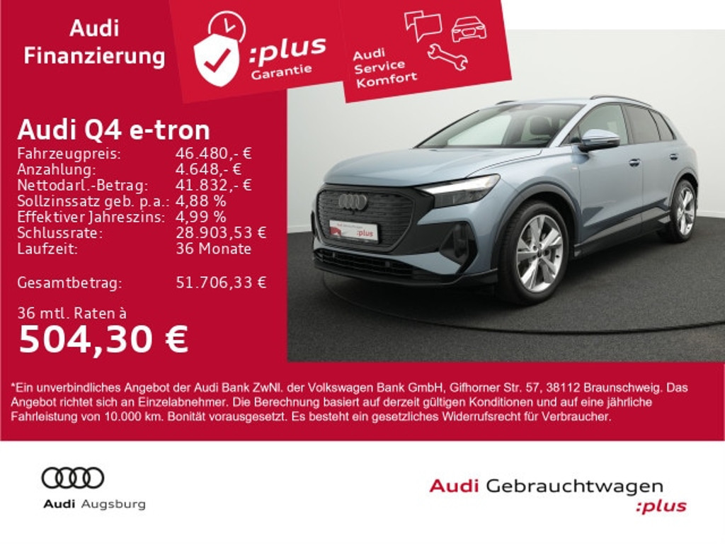 Audi Q4 e-tron 2025 Elektrisch