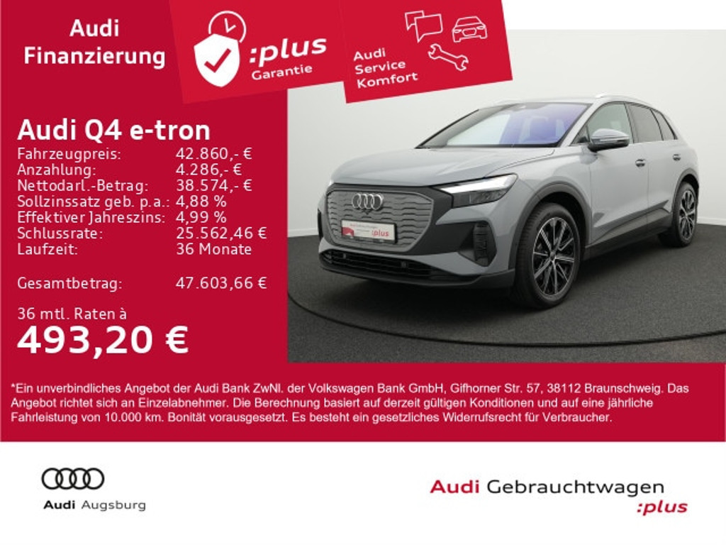 Audi Q4 e-tron 2025 Elektrisch