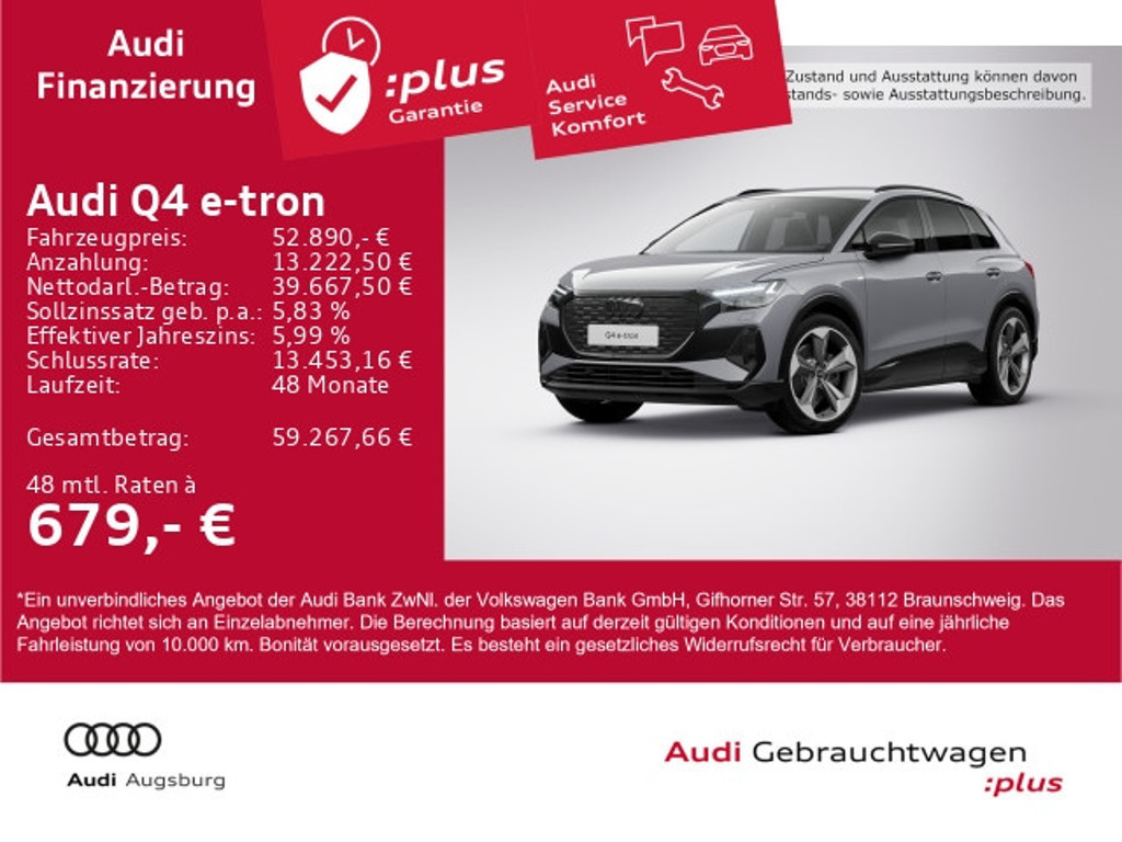 Audi Q4 e-tron 2025 Elektrisch