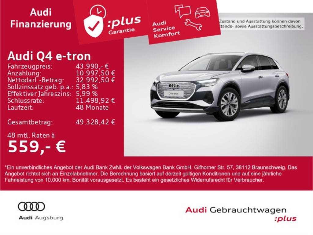 Audi Q4 e-tron 2025 Elektrisch