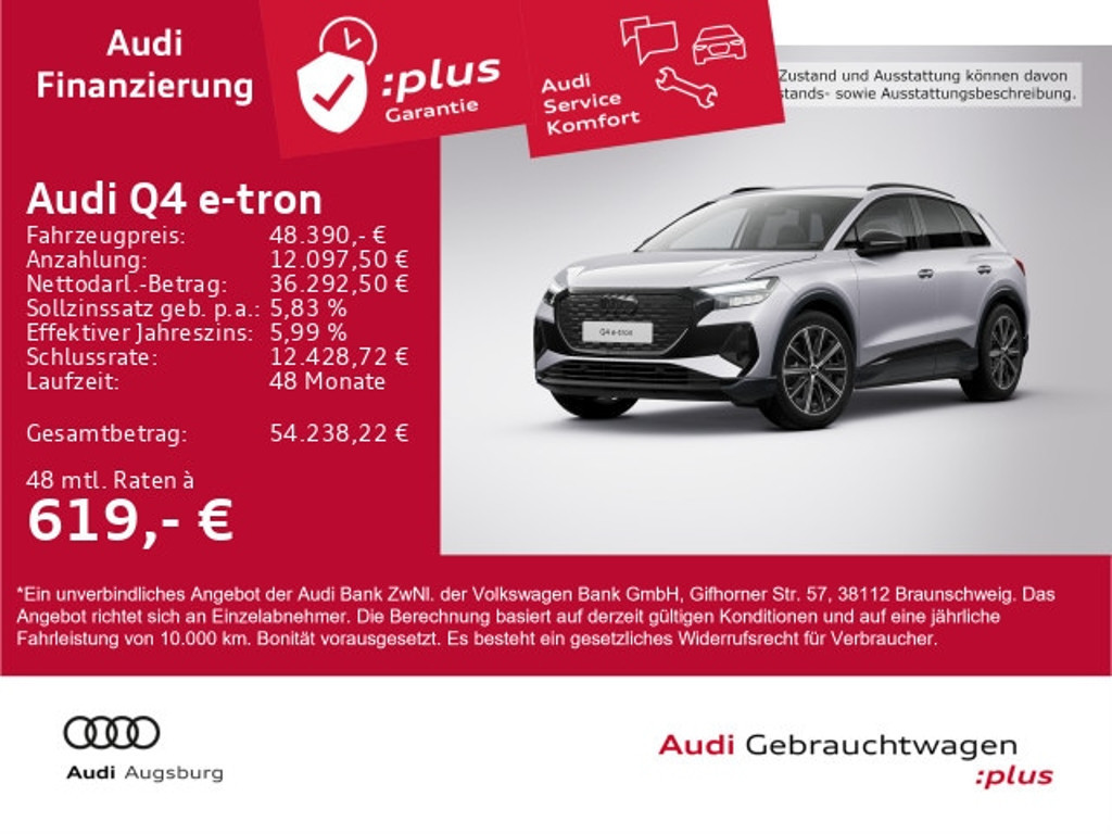 Audi Q4 e-tron 2025 Elektrisch