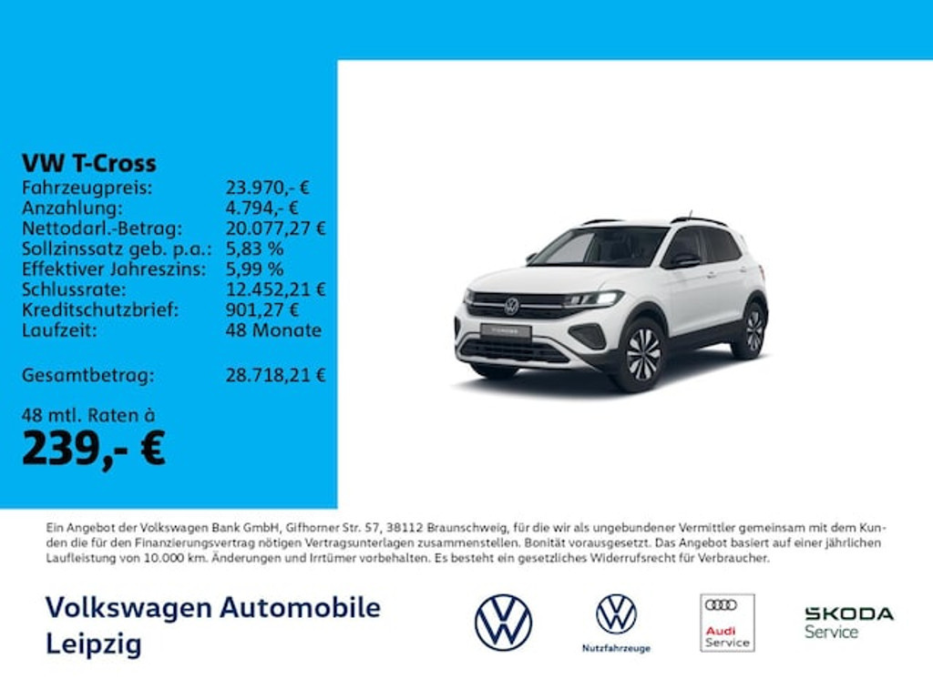 Volkswagen T-Cross 2025 Benzine