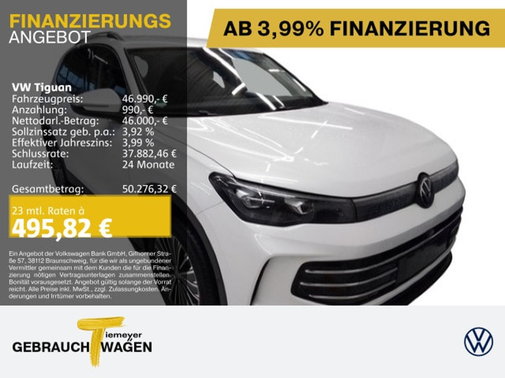 Volkswagen Tiguan 2025 Hybride Benzine