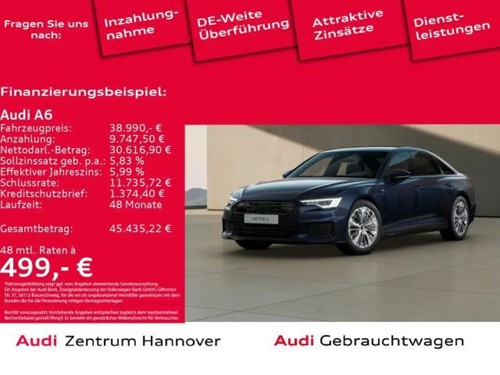 Audi A6 2022 Hybride Benzine