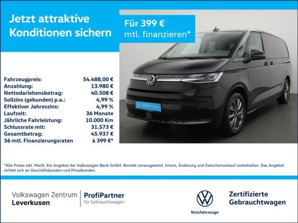 Volkswagen Multivan 2022 Hybride Benzine