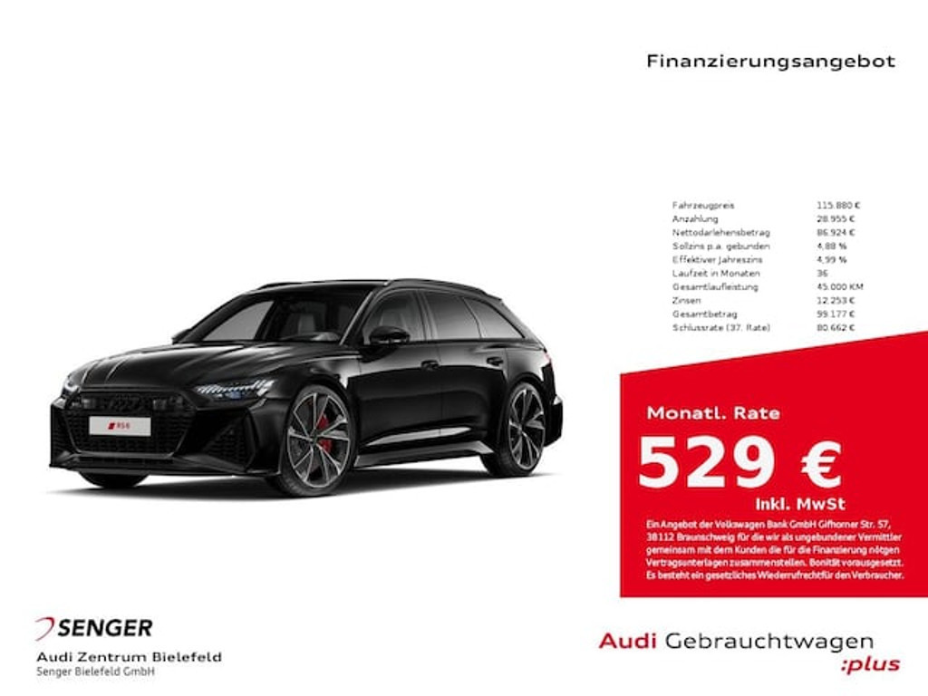 Audi RS6 2024 Benzine