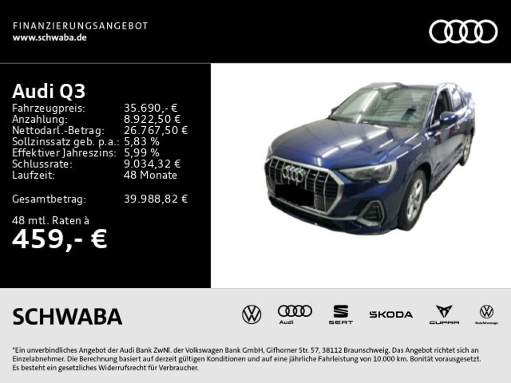 Audi Q3 2023 Benzine