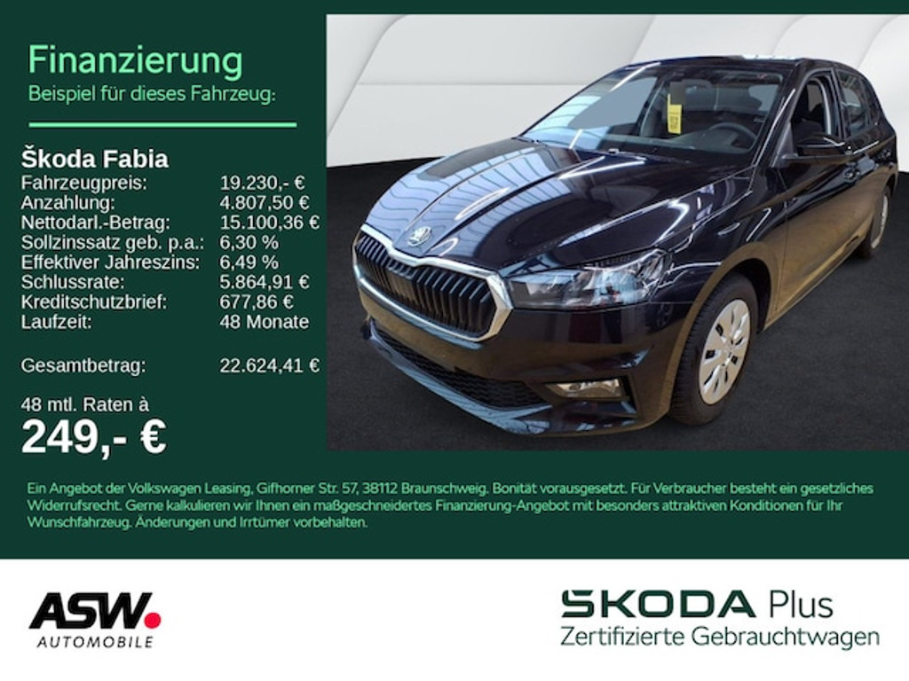 Skoda Fabia 2025 Benzine