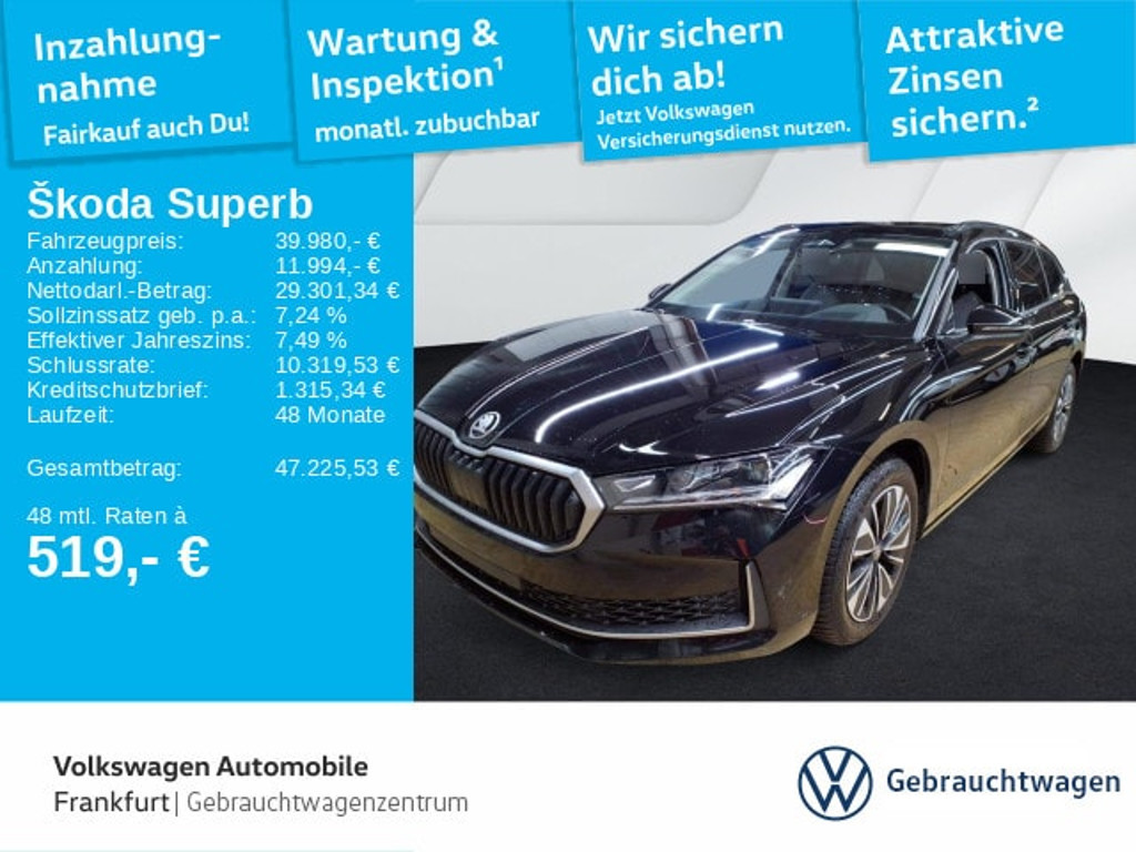 Skoda Superb 2025 Benzine