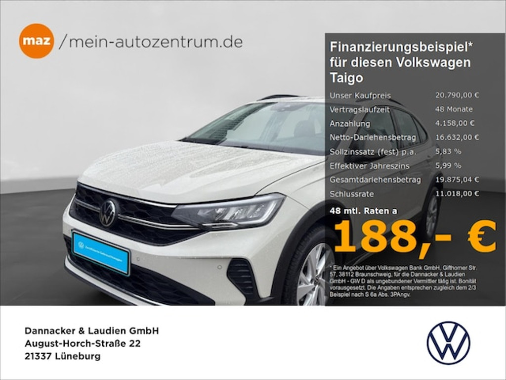 Volkswagen Taigo 2022 Benzine