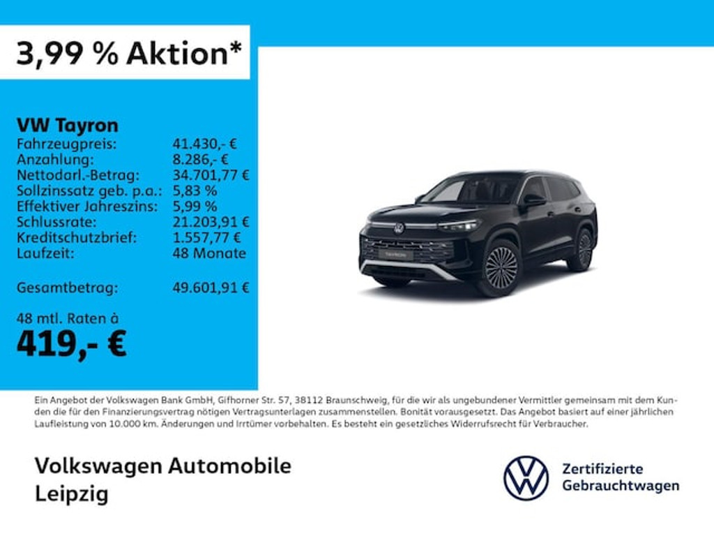 Volkswagen Tayron 2025 Benzine
