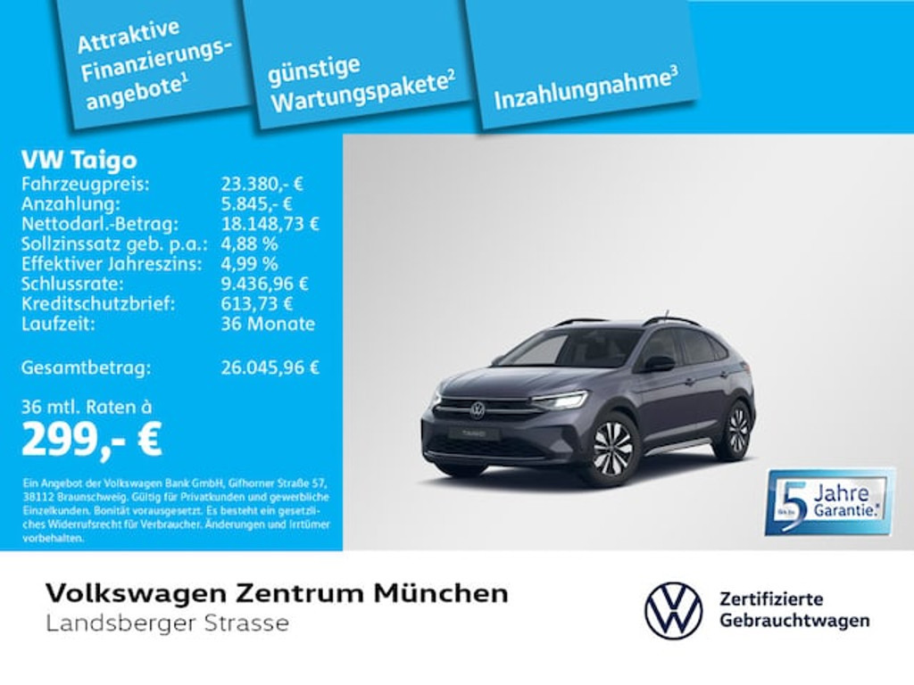 Volkswagen Taigo 2025 Benzine