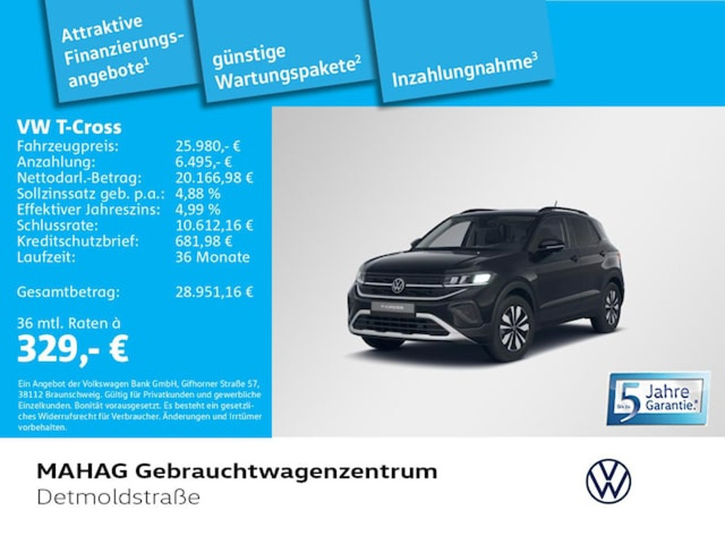 Volkswagen T-Cross 2025 Benzine