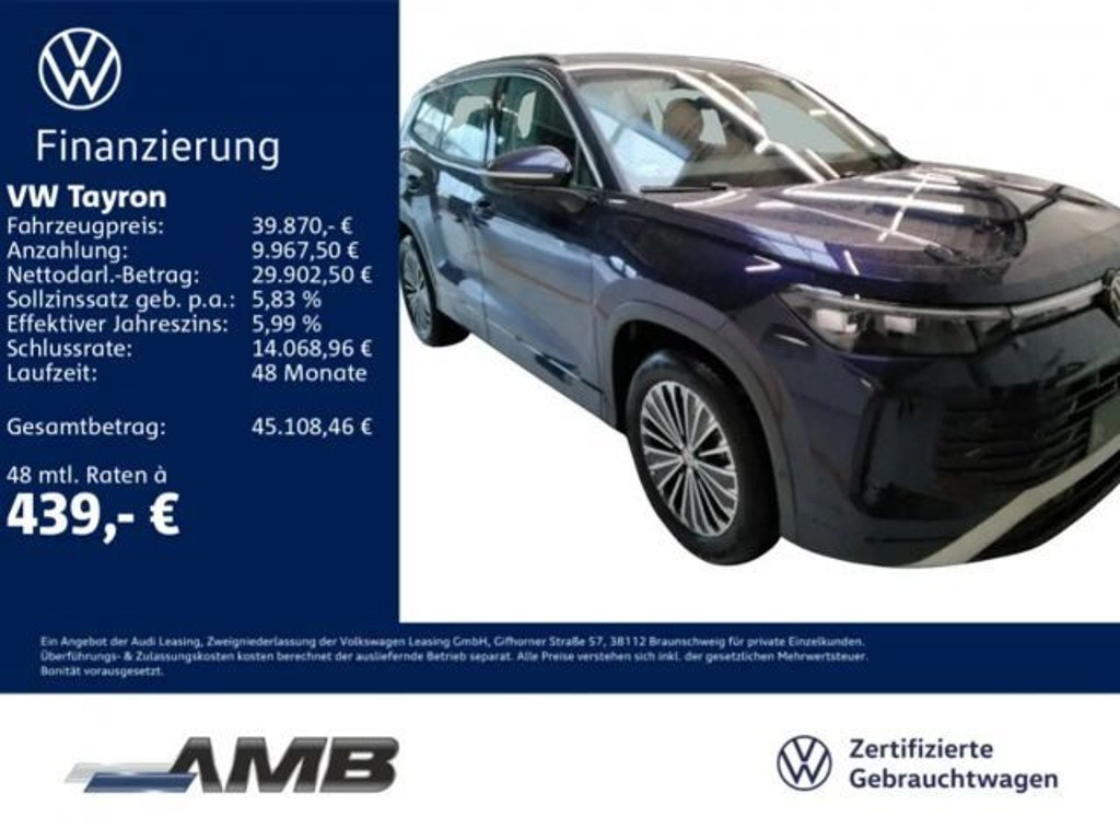 Volkswagen Tayron 2025 Benzine