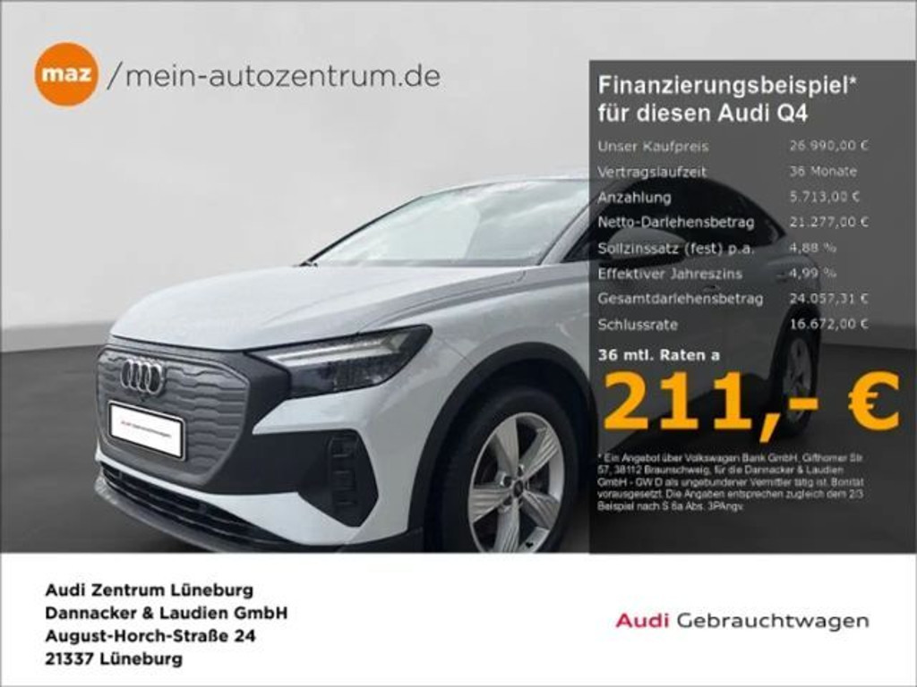 Audi Q4 e-tron 2022 Elektrisch