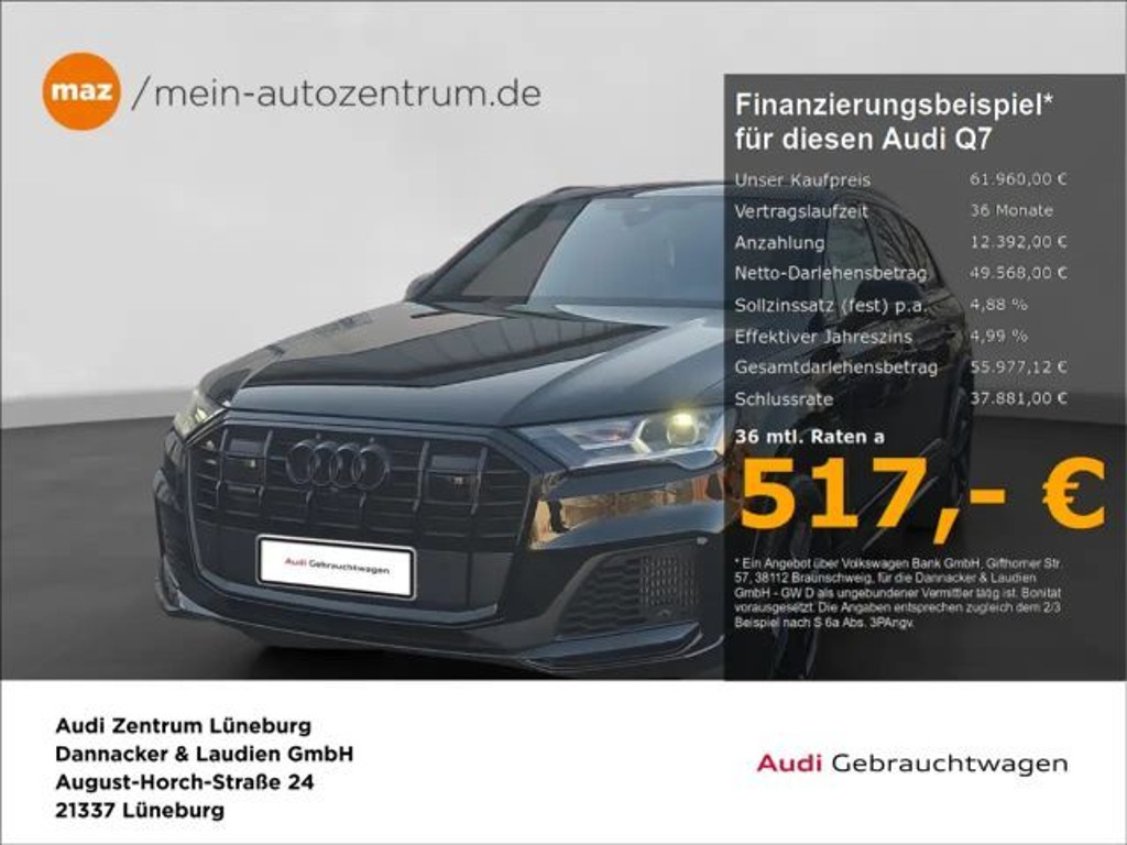 Audi Q7 2022 Benzine
