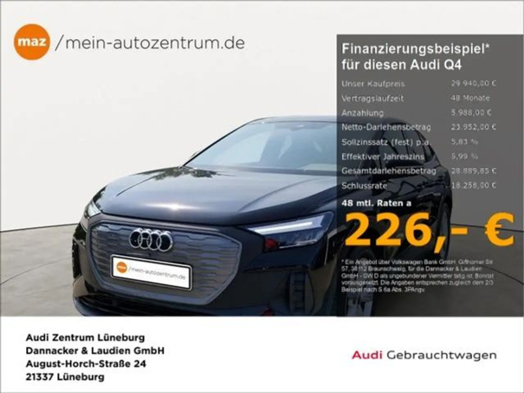 Audi Q4 e-tron 2022 Elektrisch
