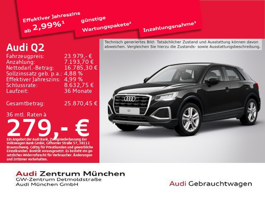 Audi Q2 2022 Benzine
