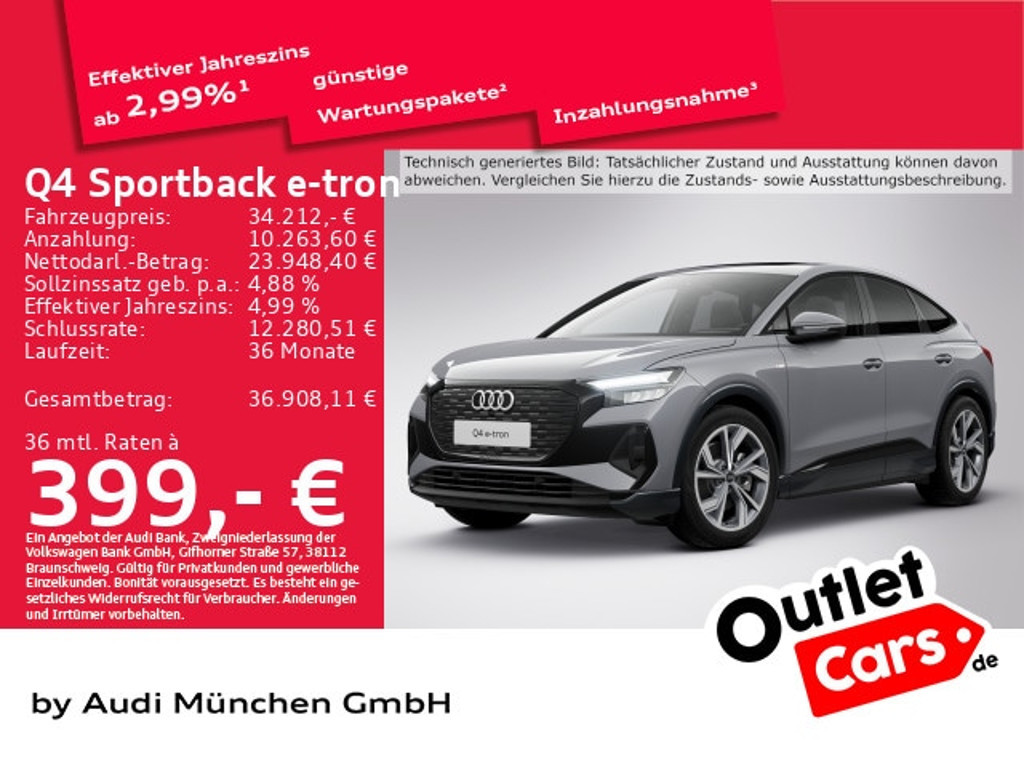 Audi Q4 e-tron 2023 Elektrisch