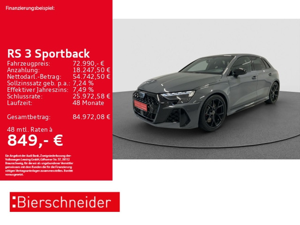 Audi RS3 2025 Benzine