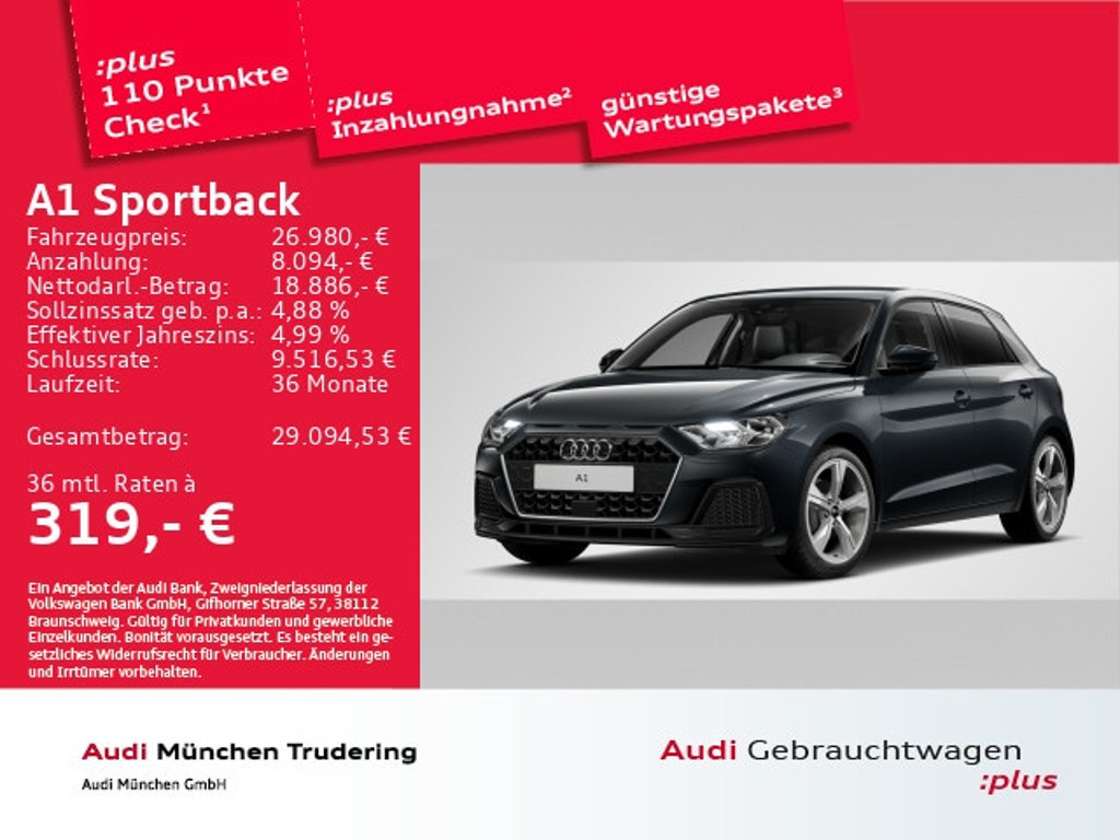 Audi A1 2025 Benzine