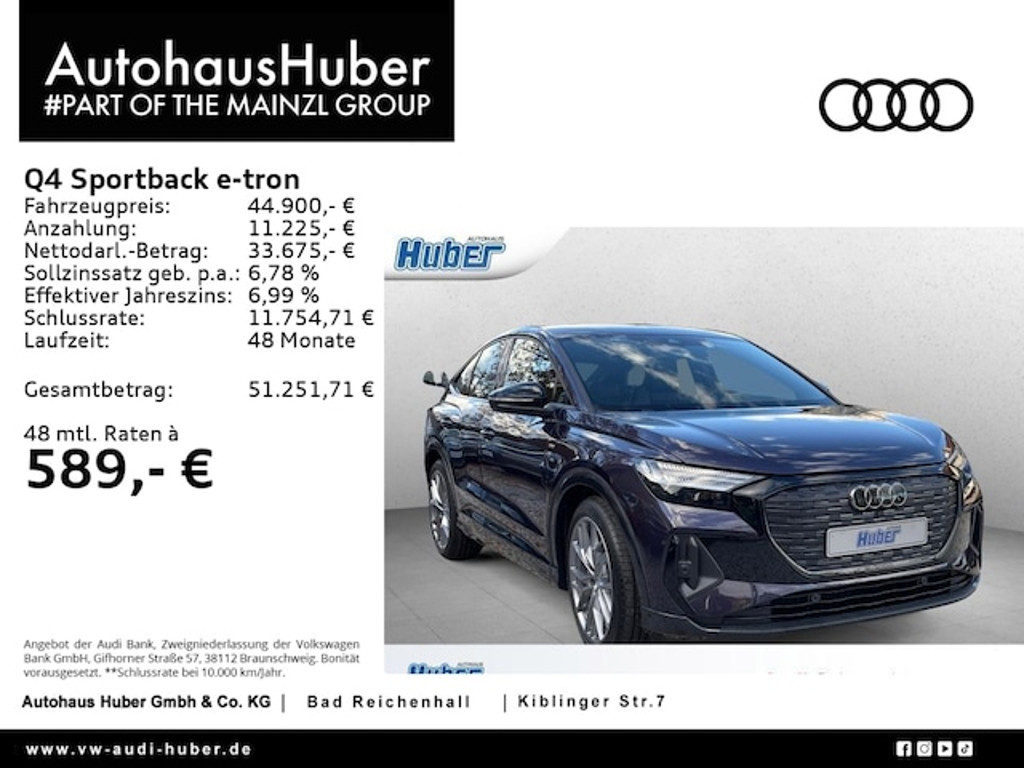 Audi Q4 e-tron 2023 Elektrisch