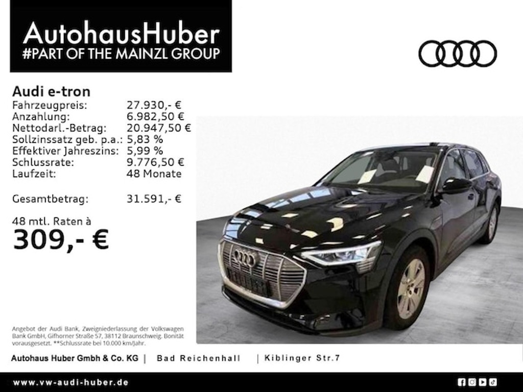 Audi e-tron 2022 Elektrisch