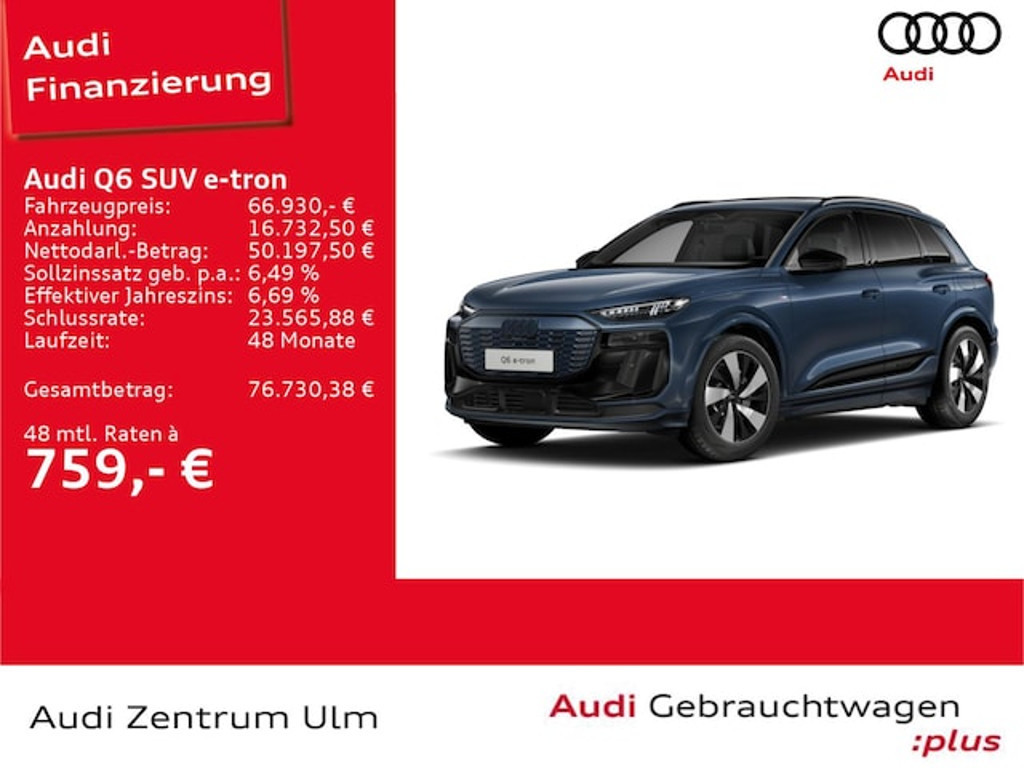 Audi Q6 e-tron 2025 Elektrisch