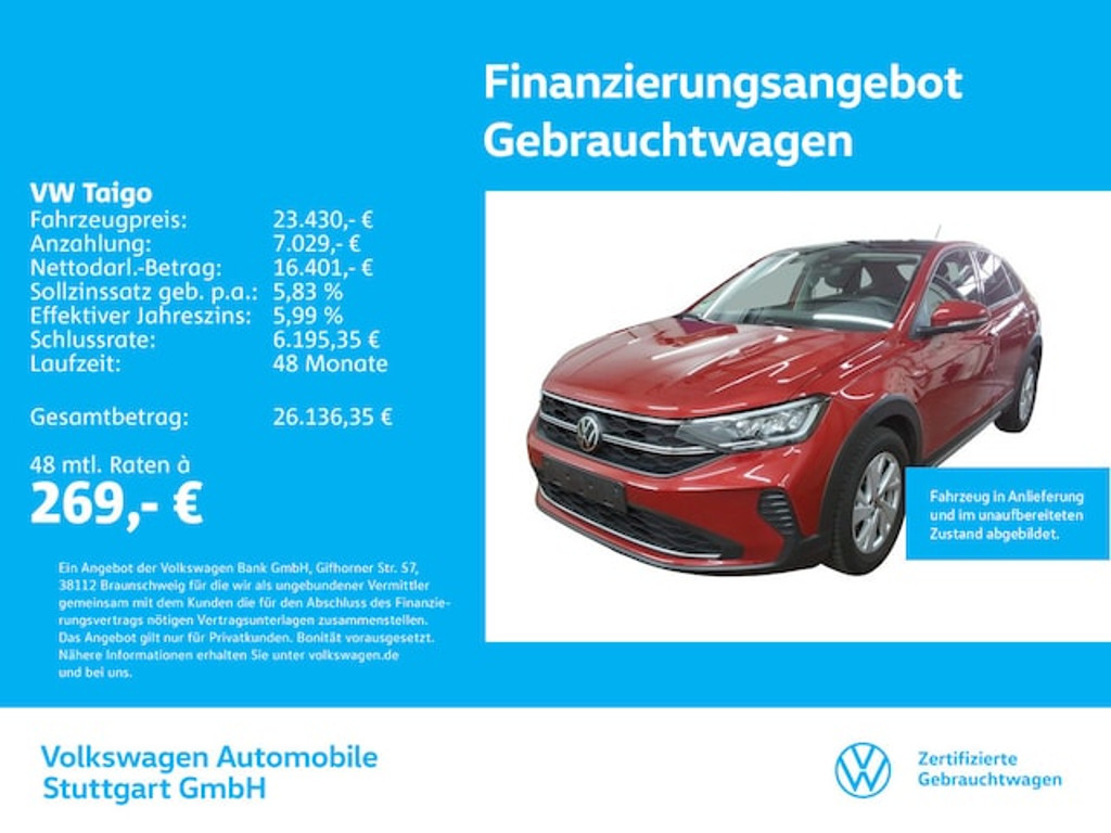 Volkswagen Taigo 2025 Benzine