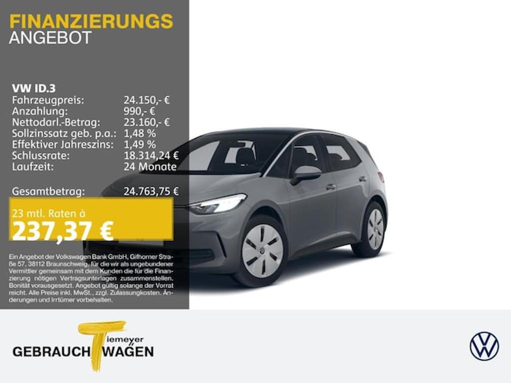 Volkswagen ID.3 2023 Elektrisch