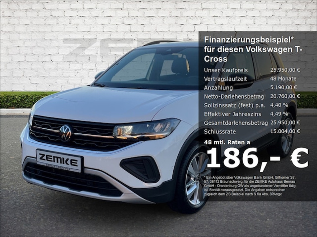 Volkswagen T-Cross 2025 Benzine