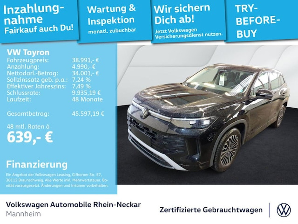 Volkswagen Tayron 2025 Benzine