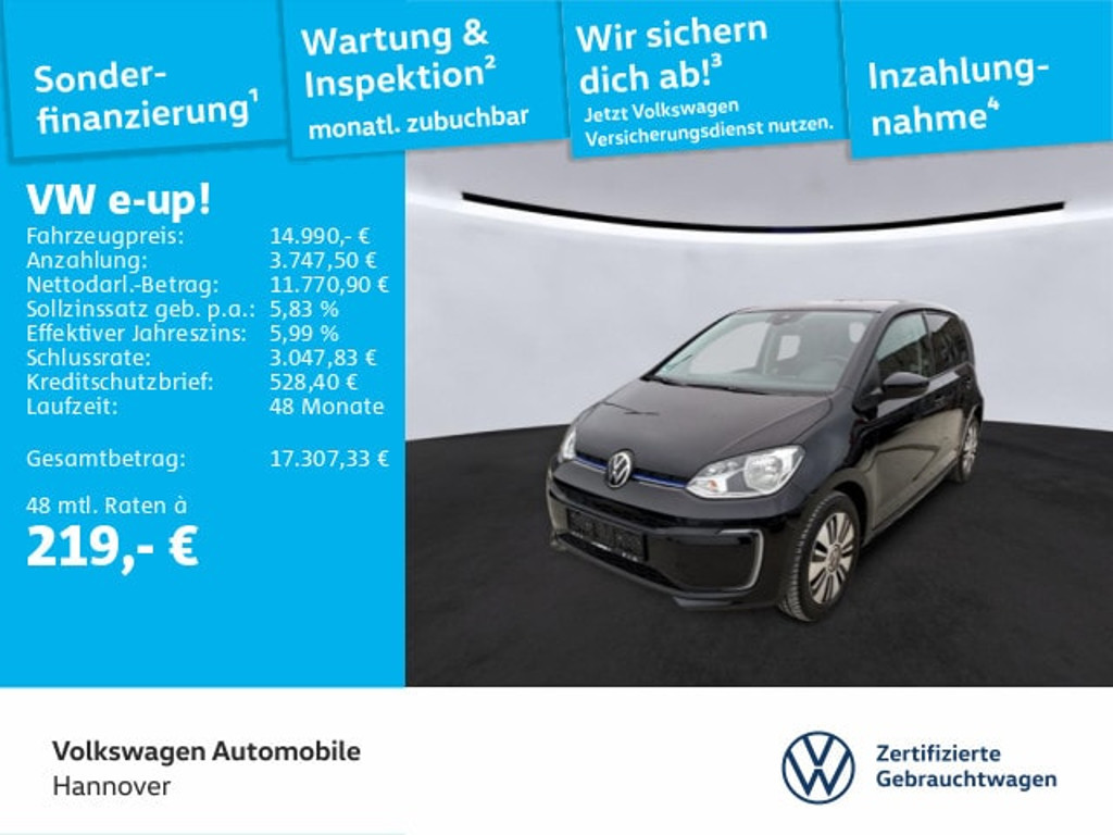 Volkswagen e-Up! 2022 Elektrisch