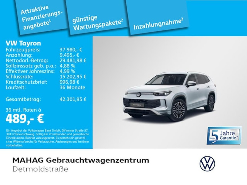 Volkswagen Tayron 2025 Benzine