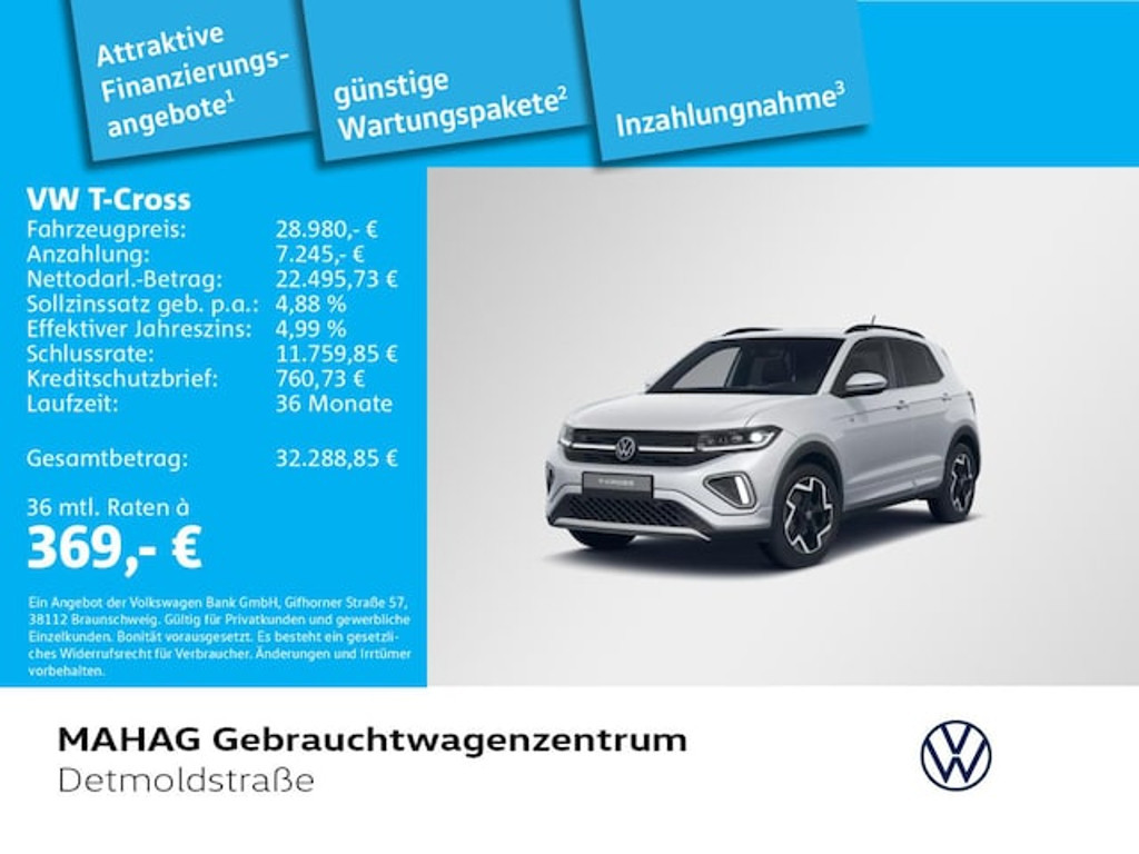 Volkswagen T-Cross 2025 Benzine