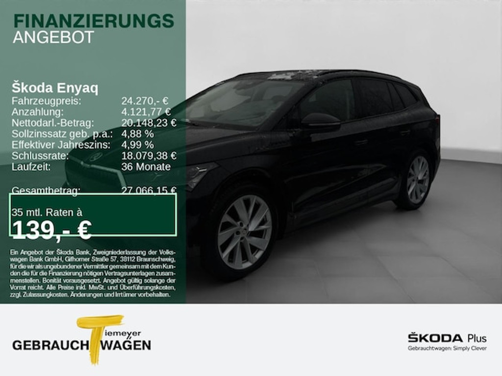 Skoda Enyaq 2022 Elektrisch