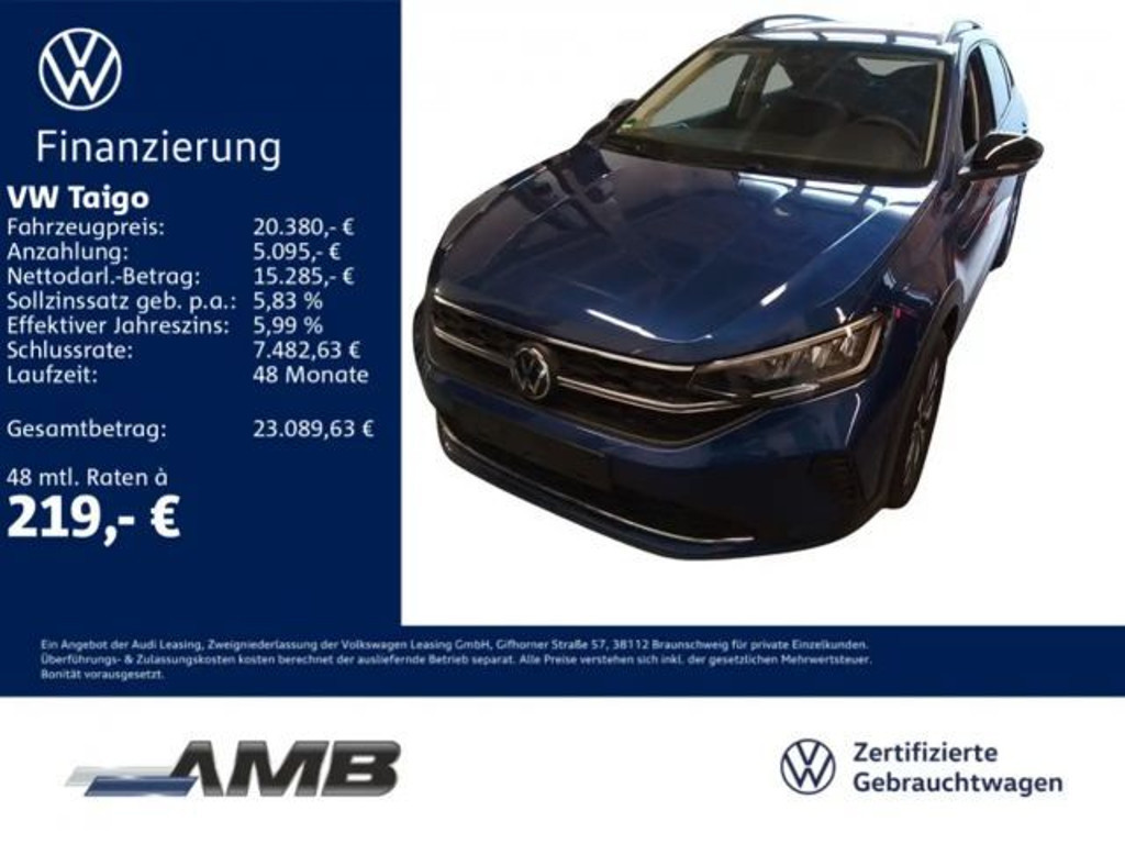 Volkswagen Taigo 2025 Benzine