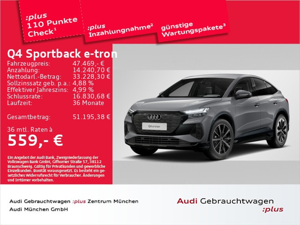 Audi Q4 e-tron 2025 Elektrisch