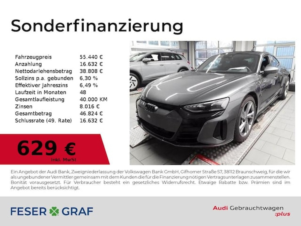 Audi e-tron GT 2023 Elektrisch